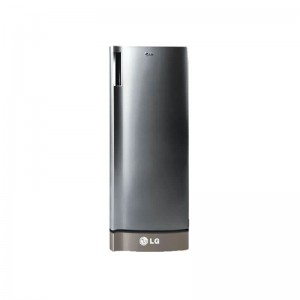 LG - 6 cu. ft 1-Door Refrigerator, Smart Inverter Compressor, Pocket Handle, Tempered Glass Shelves