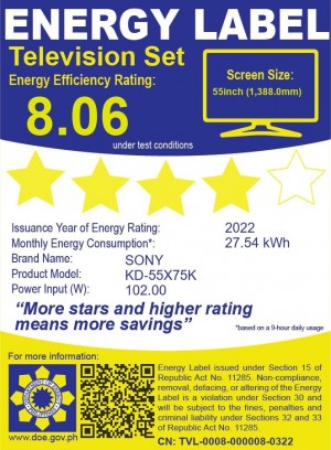 SONY 55 inches (X75K | 4K Ultra HD | High Dynamic Range (HDR) | Smart TV (Google TV)