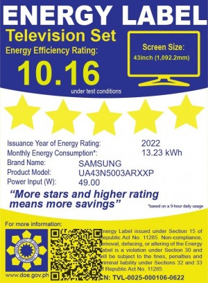 Samsung 43" Basic FULL HD TV